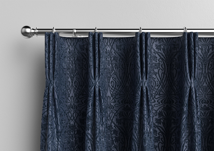 Tiverton, Indigo - Made to Measure Curtains - Image 11